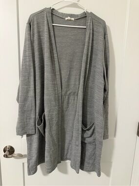 Maurices Gray Open-Front Women's Cardigan